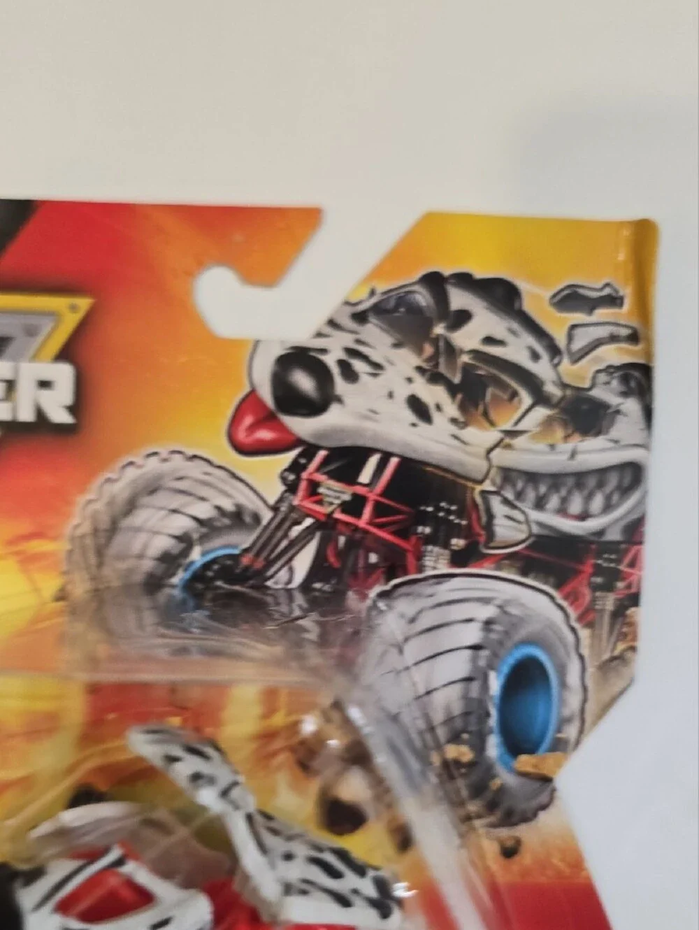 Monster Jam Monster Mutt Dalmatian Red & White Kids Vehicle Toy